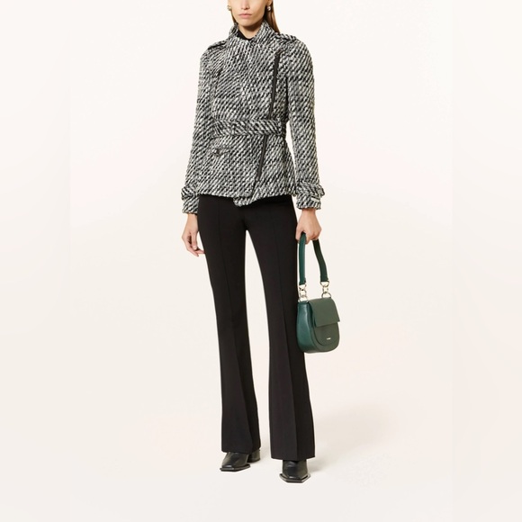 Ted Baker ~ Roseby Belted Wrap Biker Jacket - Picture 3 of 11
